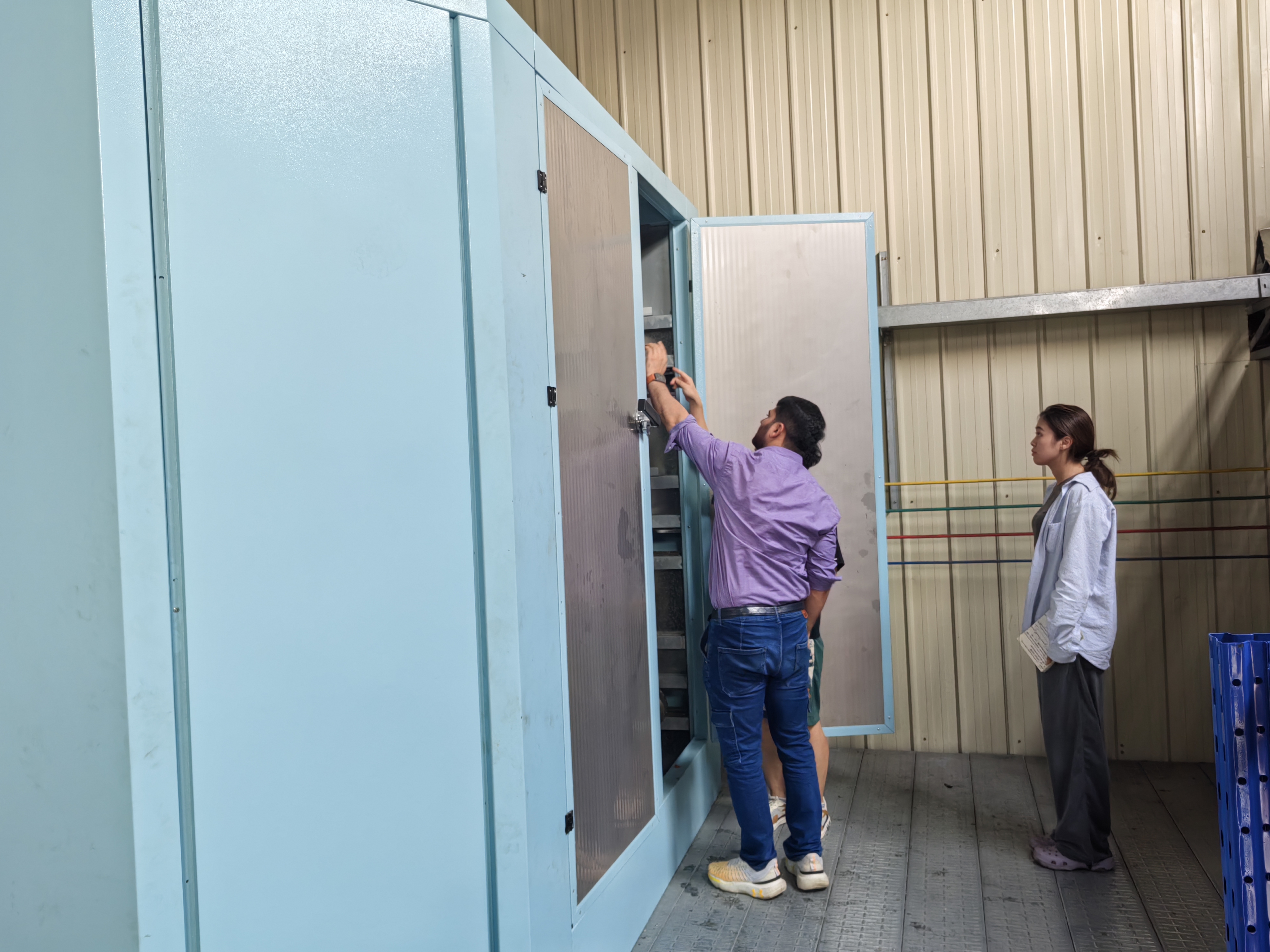 国外客户莅临考察，深度解锁帝烨烘干设备核心实力